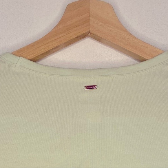 NWT PINK LONG SLEEVED TOP SEAFOAM GREEN SIZE LARGE - Picture 5 of 5